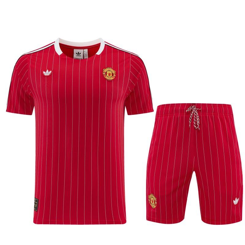 26/27 Manchester United Red Short Sleeve+Soccer Shorts