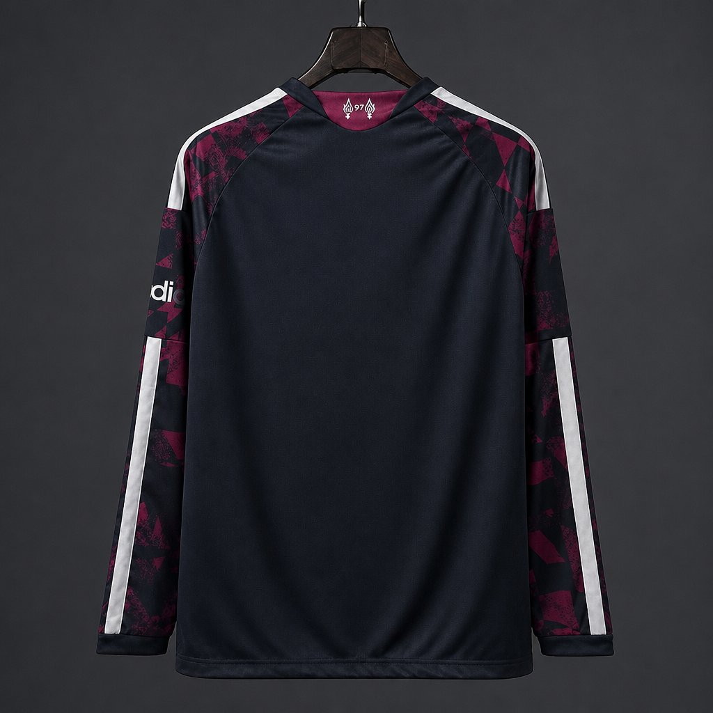 26/27 Liverpool Third Long Sleeve Maroon Jersey