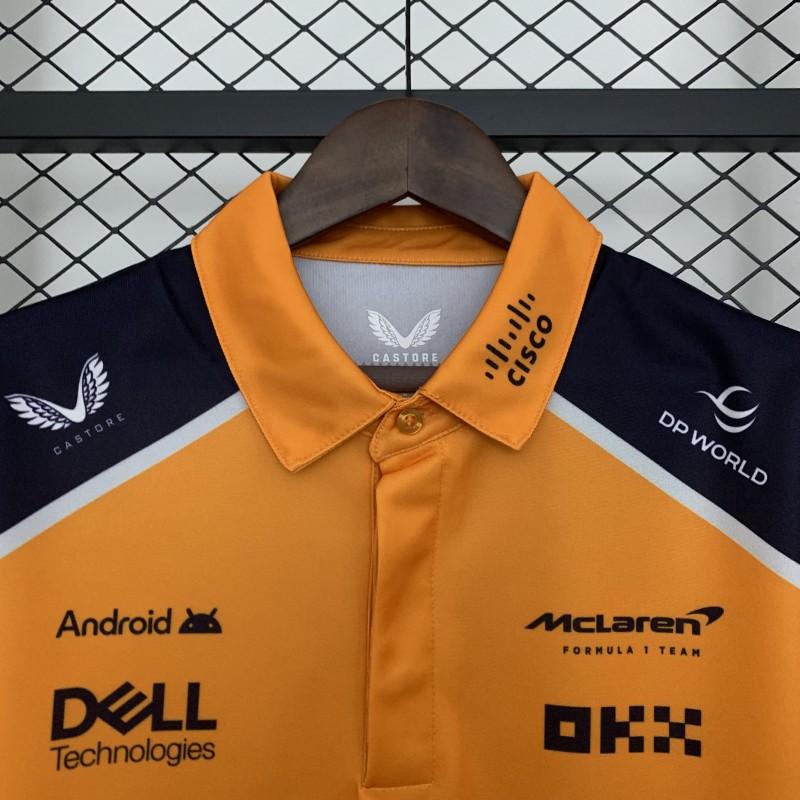 2025 Polo F1 Formula Orange Mclaren Jersey