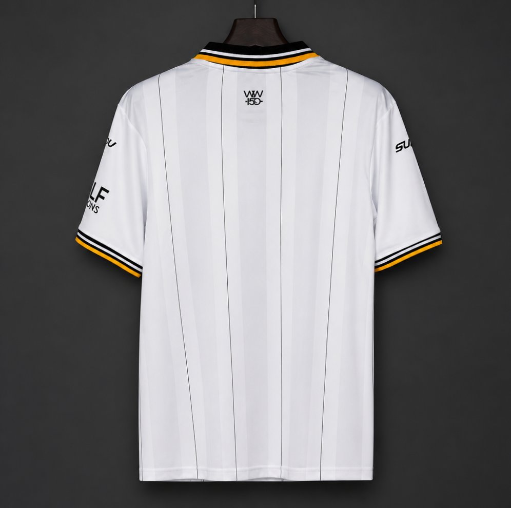 26/27 Wolvehampton Wandrers Away White Jersey