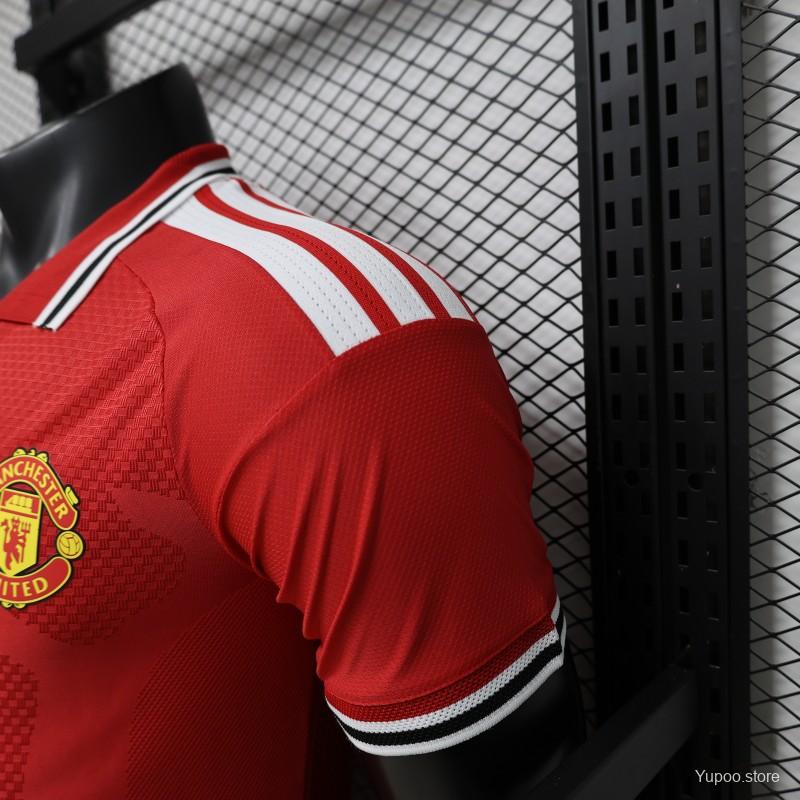 Player Version 25/26 Manchester United Red Home Jersey