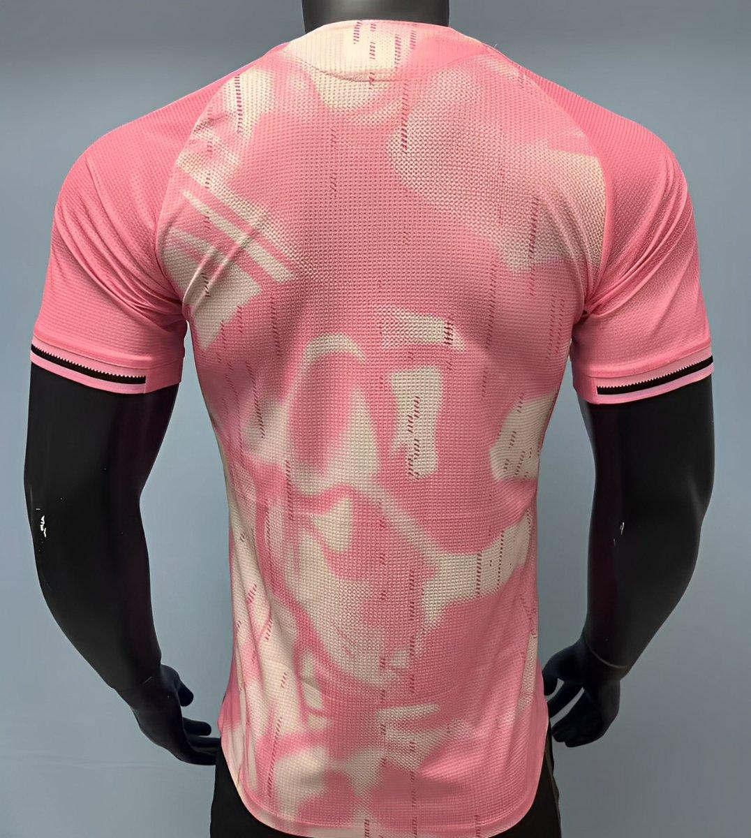 Player Version 25/26 Real Madrid Pink with Abstract Camouflage Pattern Jersey