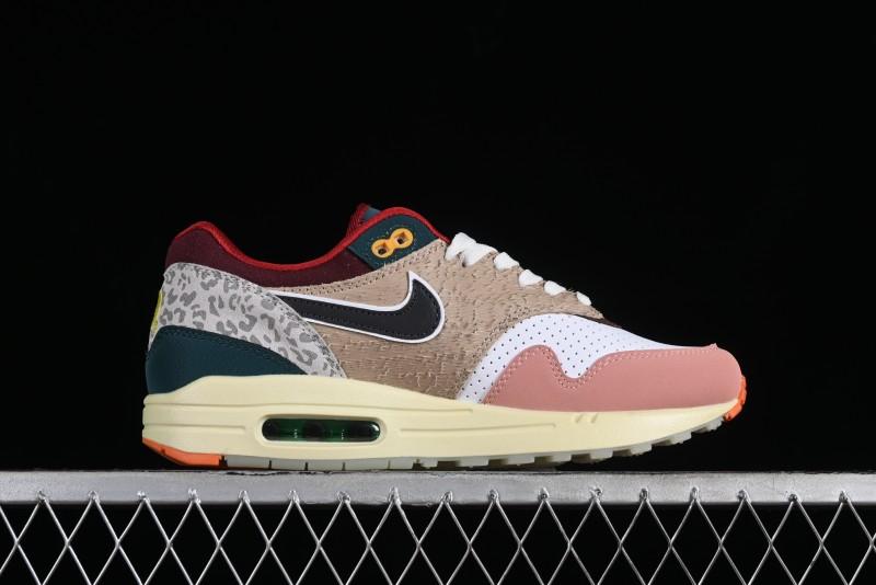 Nike Air Max 1 Retro Running Shoes with Half-Sole Air Cushion - HO2639-100