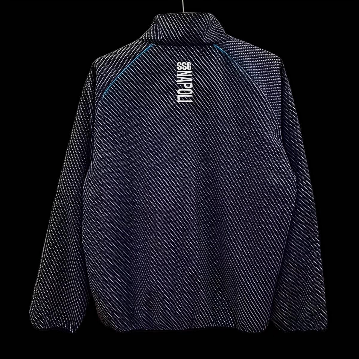 25/26 Napoli Navy with Diagonal Stripe Pattern Windbreaker