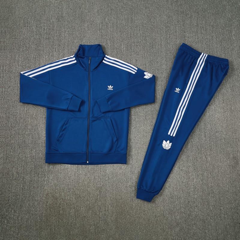 2026 Adidas Royal Blue Full Zipper Jacket + Long Pants