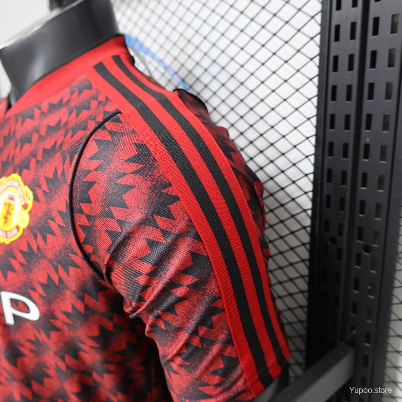 Player Version 26/27 Manchester United Home Red Vintage Remake Jersey