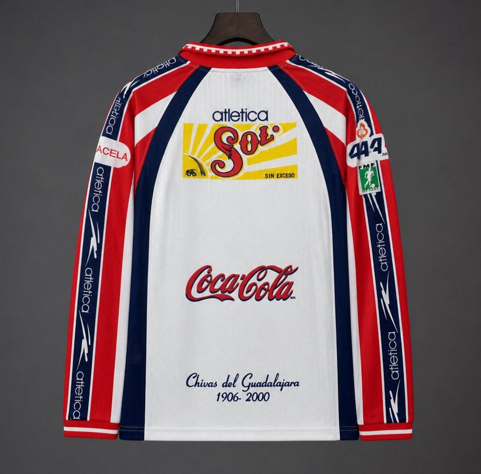 Retro 99/00 Chivas Guadalajara Away Long Sleeve Jersey