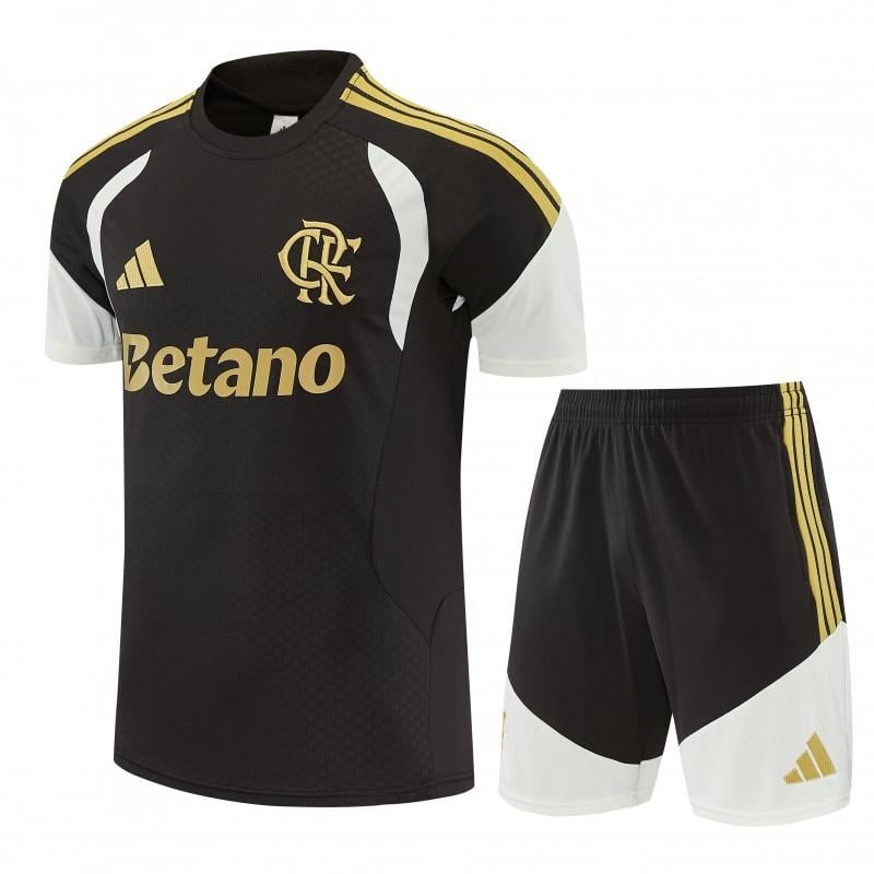 26/27 Flamengo Black Short Sleeve+Soccer Shorts