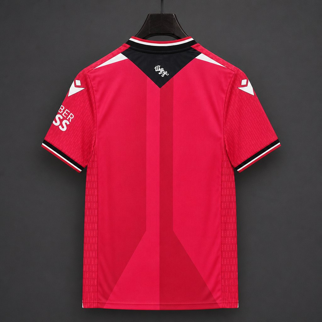 26/27 West Bromwich Albion Away Red with Black Jersey