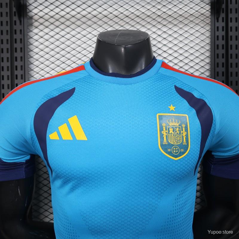 2026 Player Version Spain Sky Blue Training Jersey