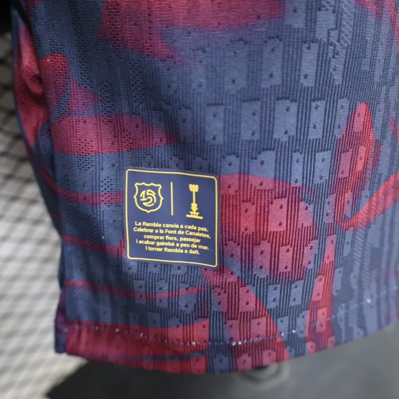 Player Version 26/27 FC Barcelona Navy Blue & Red Special Edition Jersey