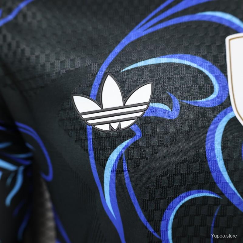 Player Version 26/27 Argentina Black & Blue Long Sleeve Jersey