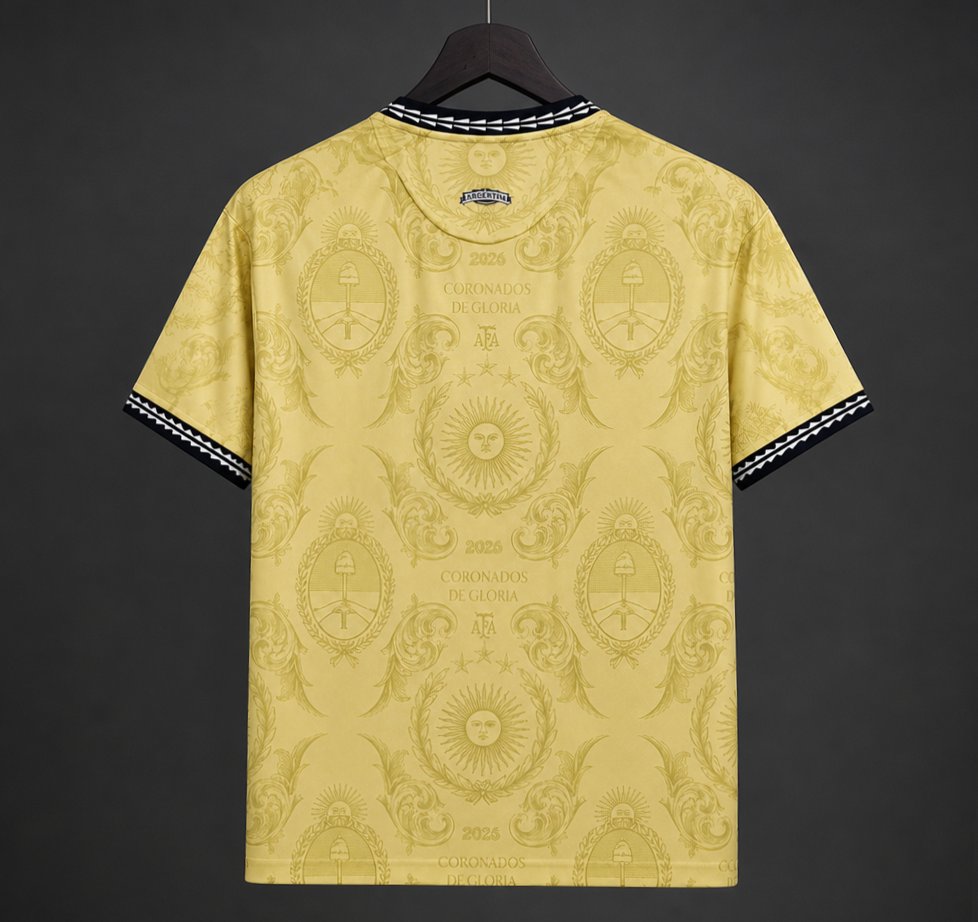 2026 Argentina Commemorative Gold Jersey