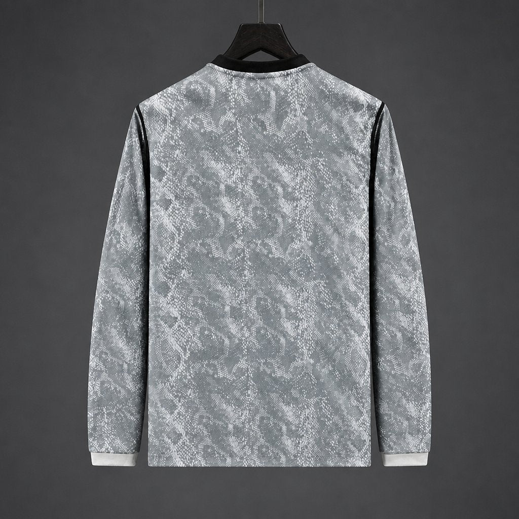 26/27 Barcelona Goalkeeper 2 Long Sleeve Grey Jersey
