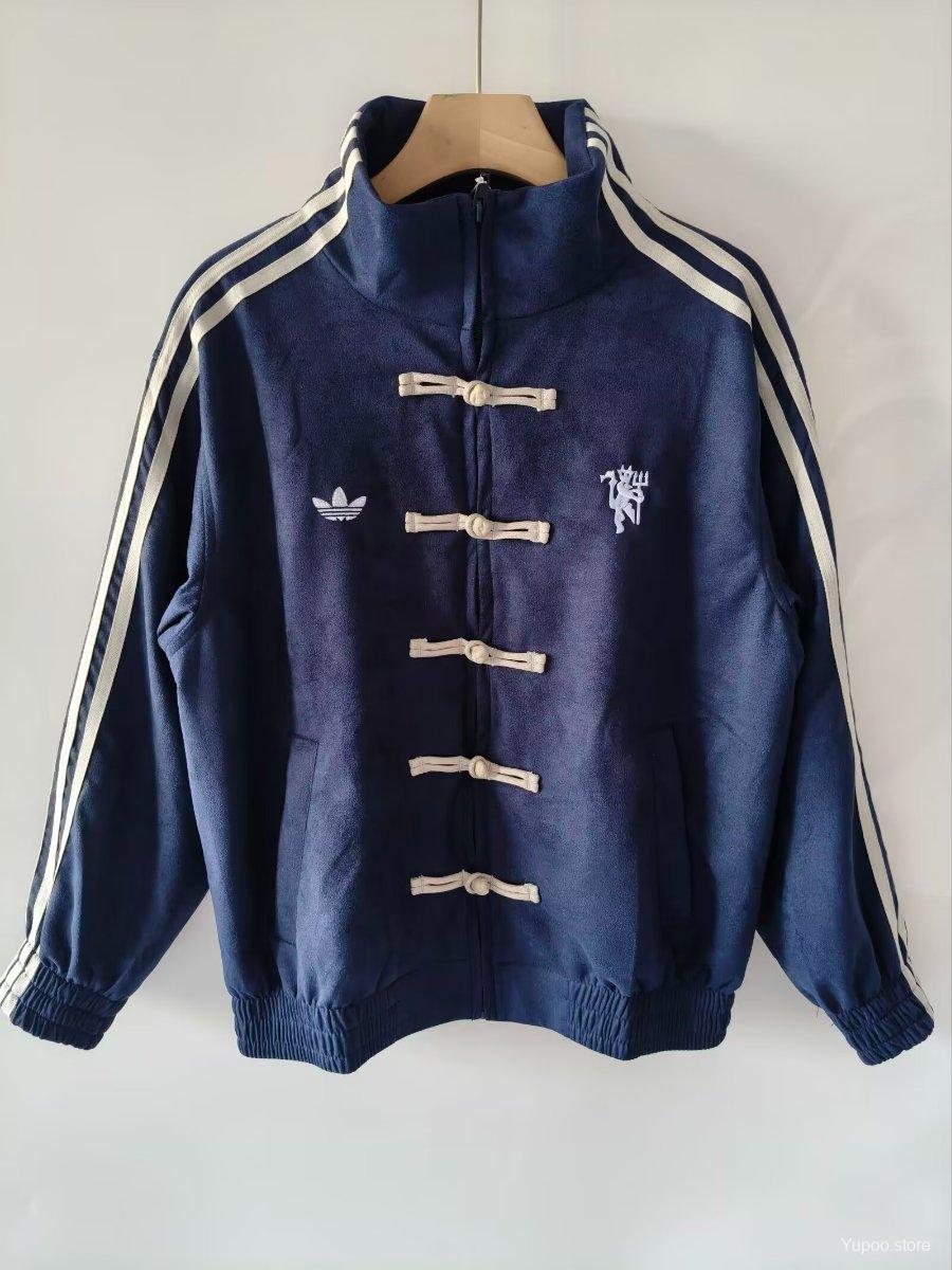 26/27 Manchester United x Adidas New Year Limited Edition Navy Track Jacket