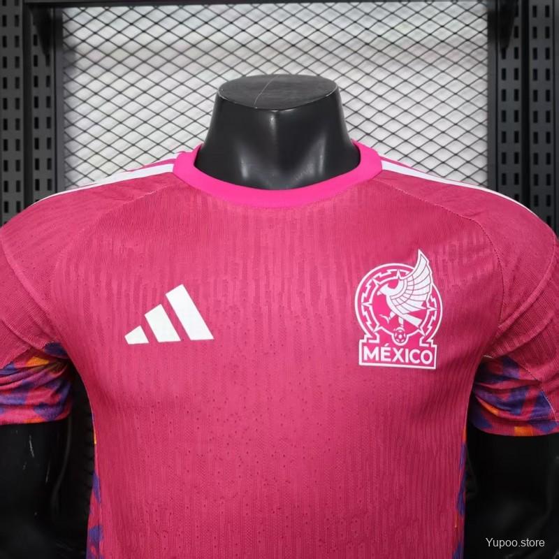 Player Version 2026 Mexico Pink Training Jersey