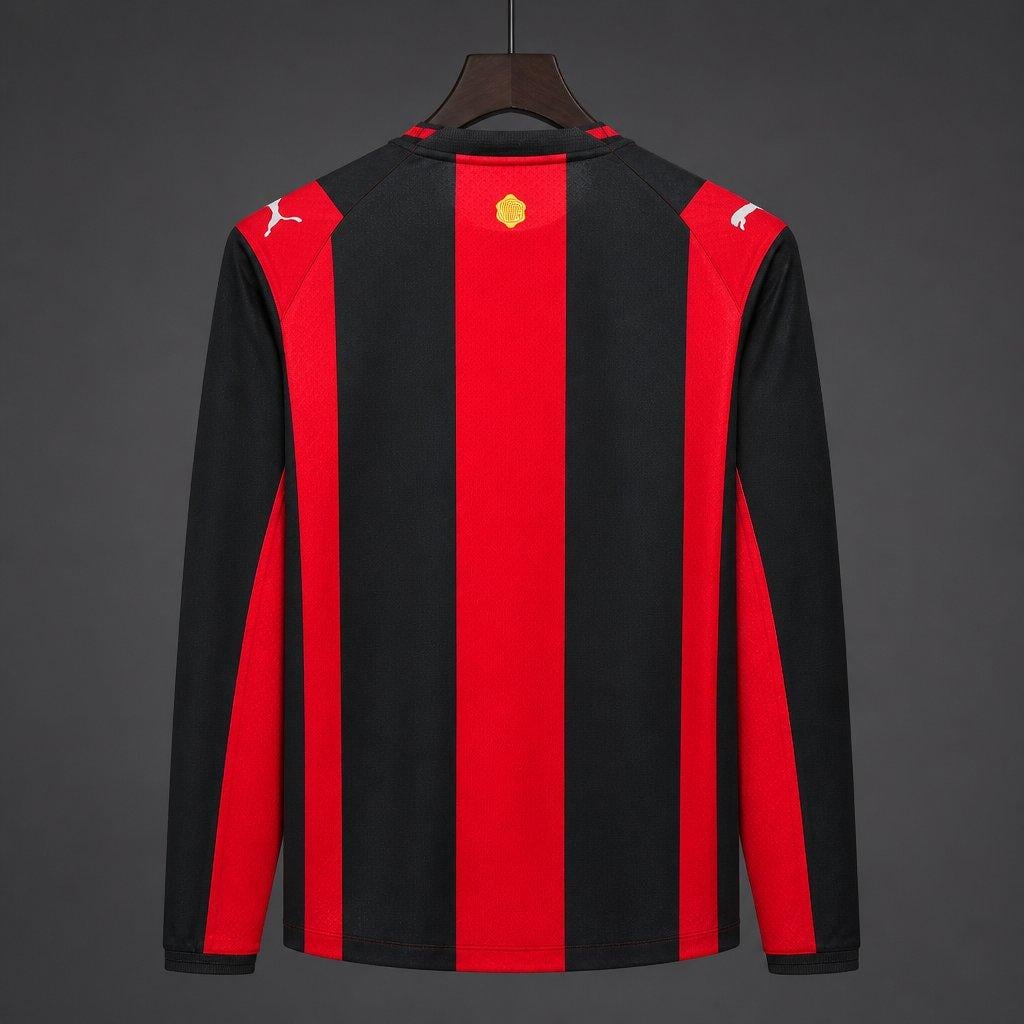 26/27 AC Milan Home Long Sleeve Jersey
