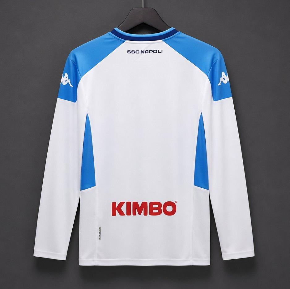 Retro 19/20 Napoli Away Long Sleeve Jersey