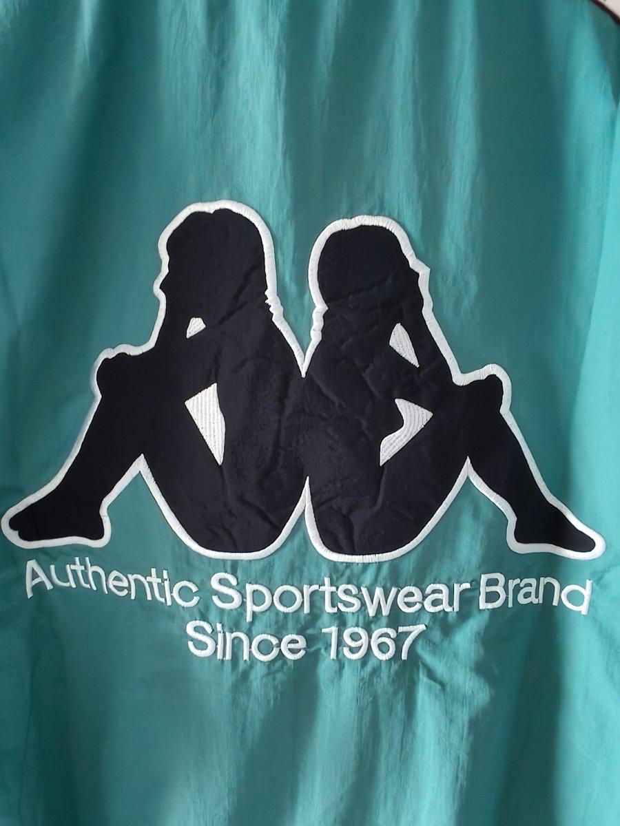 Retro 1967 Barcelona Teal & Blue & Burgundy Kappa Windbreaker Jacket