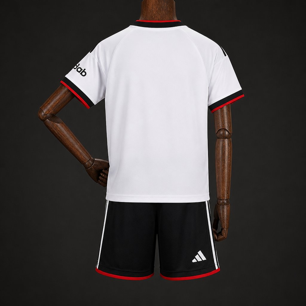 26/27 Kids Fulham Home White Kit Jersey