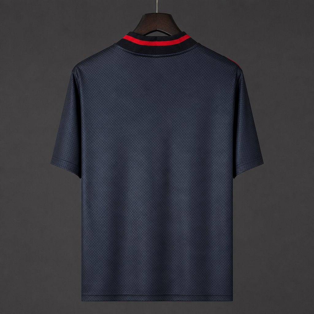 26/27 Manchester United Black Diamond Pattern Pre-Match Jersey