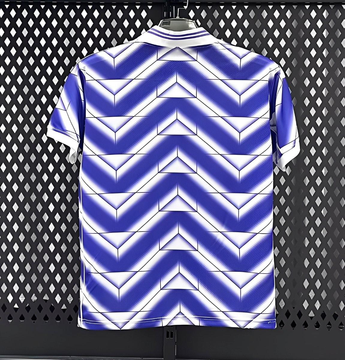 25/26 Real Madrid Third Purple with Chevron Gradient Pattern Jersey
