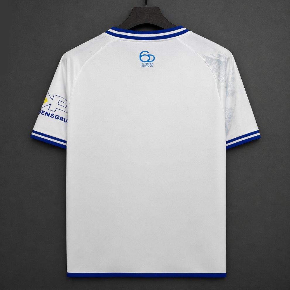26/27 FC Hansa Rostock White Away Jersey
