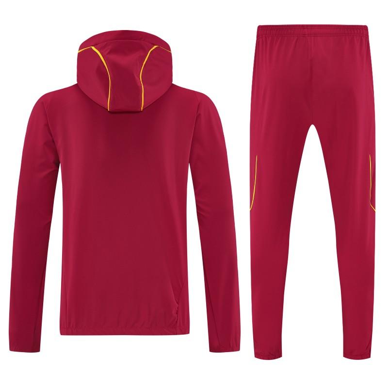 25/26 Arsenal Red Full zipper Jacket Tracksuit+ long pants