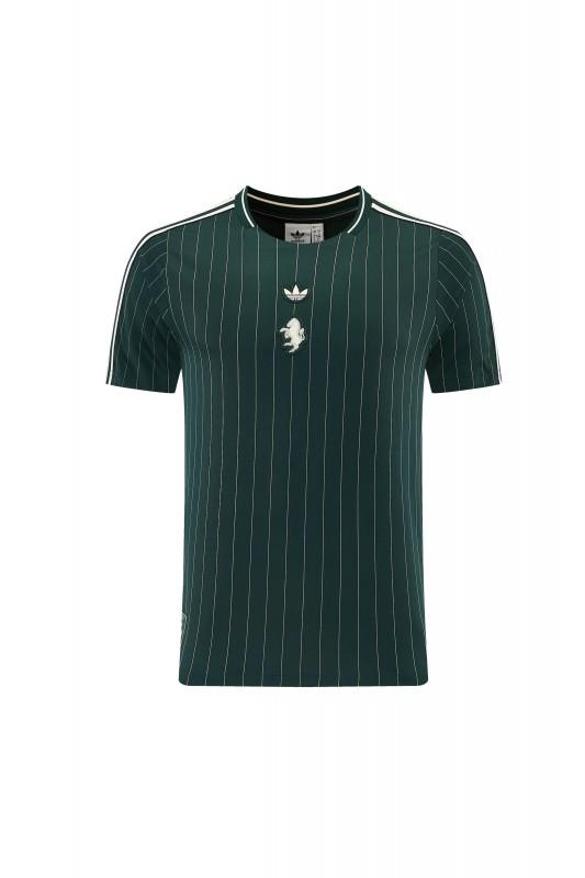 26/27 Juventus Navy Green Short Sleeve+Soccer Shorts