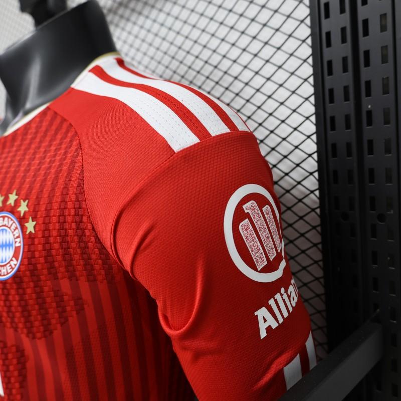 Player Version 26/27 FC Bayern Munich Red-on-Red Diagonal Stripe Long Sleeve Jersey