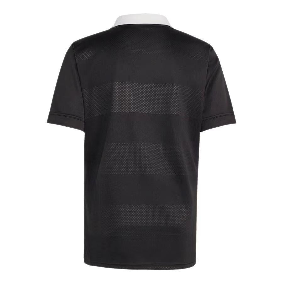 2026 New Zealand All Blacks Black with White Collar Jersey