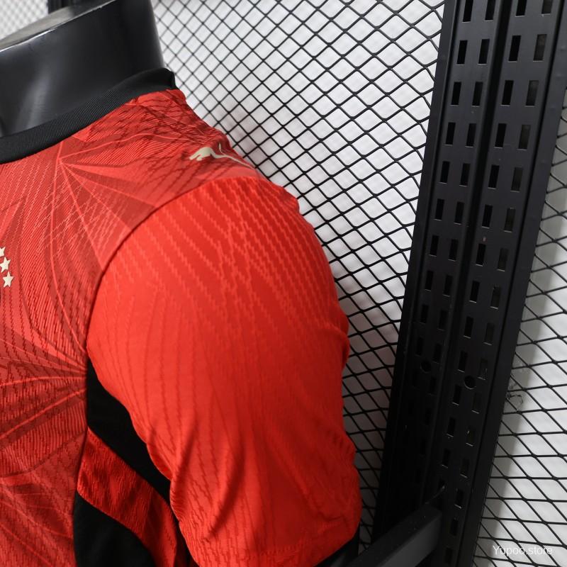 Player Version 2026 Egypt Red Home Jersey