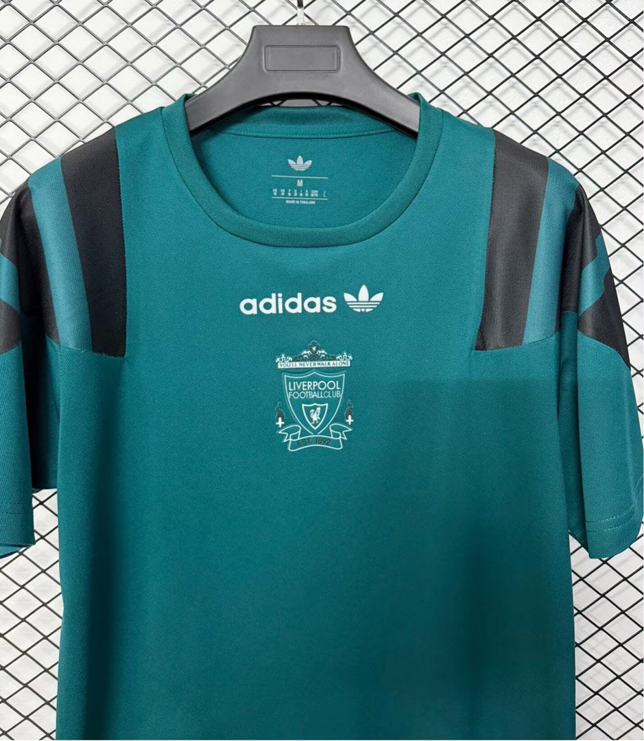 26/27 Liverpool Adidas Originals Retro Special Edition Green Jersey