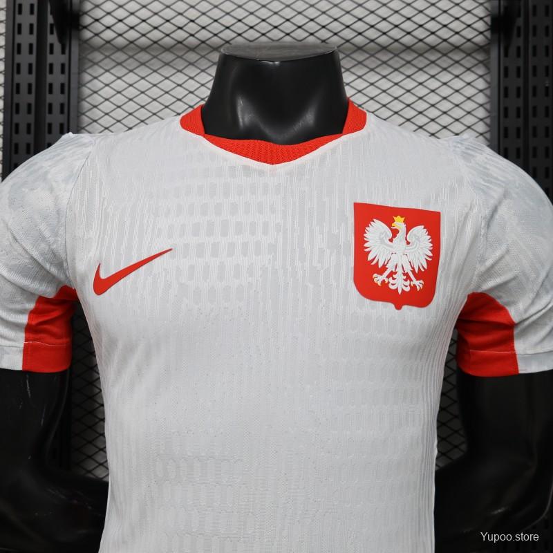 Player Version 2026 Poland Home White Jersey