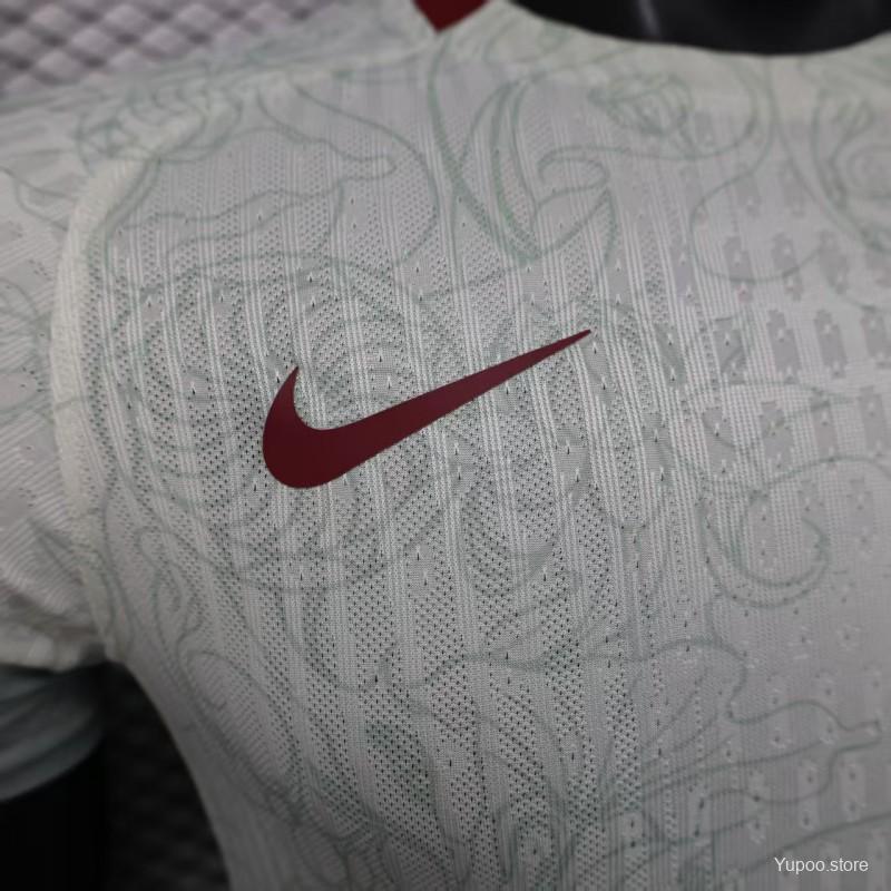 Player Version 2025 China Away WHITE Jersey