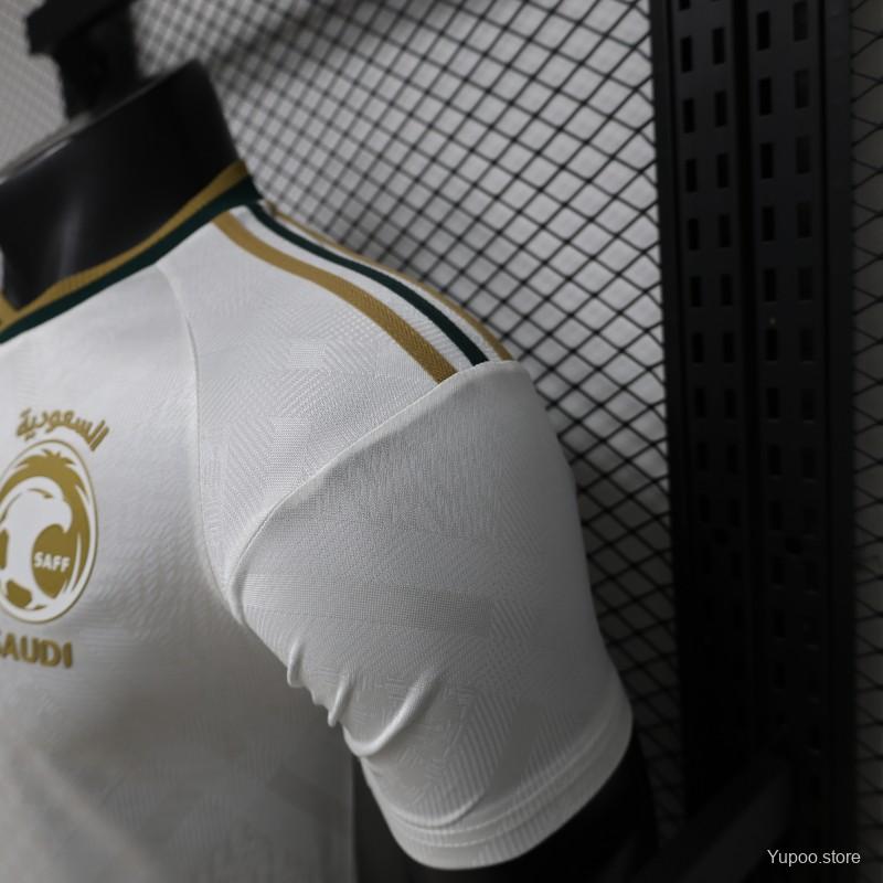 Player Version 26/27 Saudi Arabia White & Gold Home Jersey