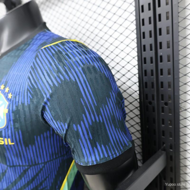 Player Version 2026 Brazil Navy Blue Special Edition Away Jersey