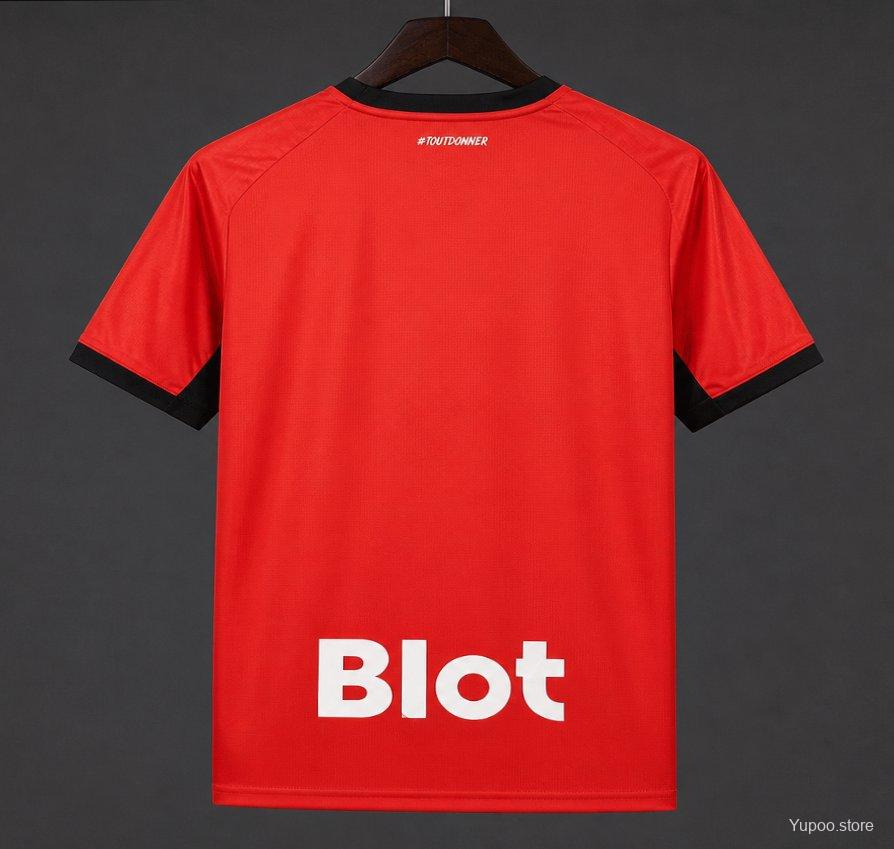 Player Version 26/27 Stade Rennais Red Jersey