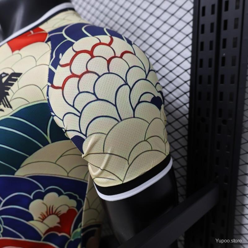 Player Version 2026 Japan Cream with Ukiyo-e Wave Adidas Originals Special Edition Jersey