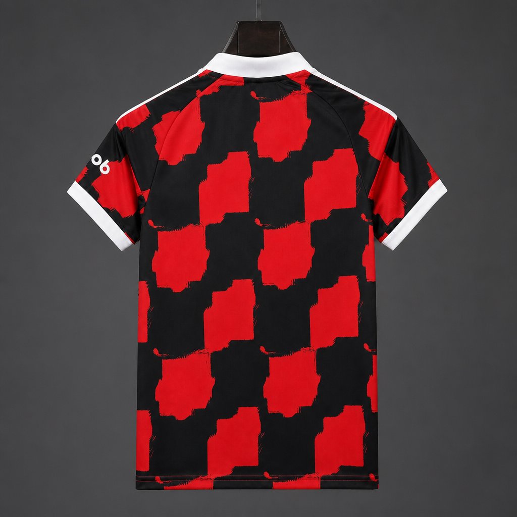 26/27 Fulham Away Red With Black Jersey