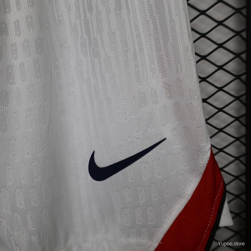 Player Version 2026 England White Home Shorts