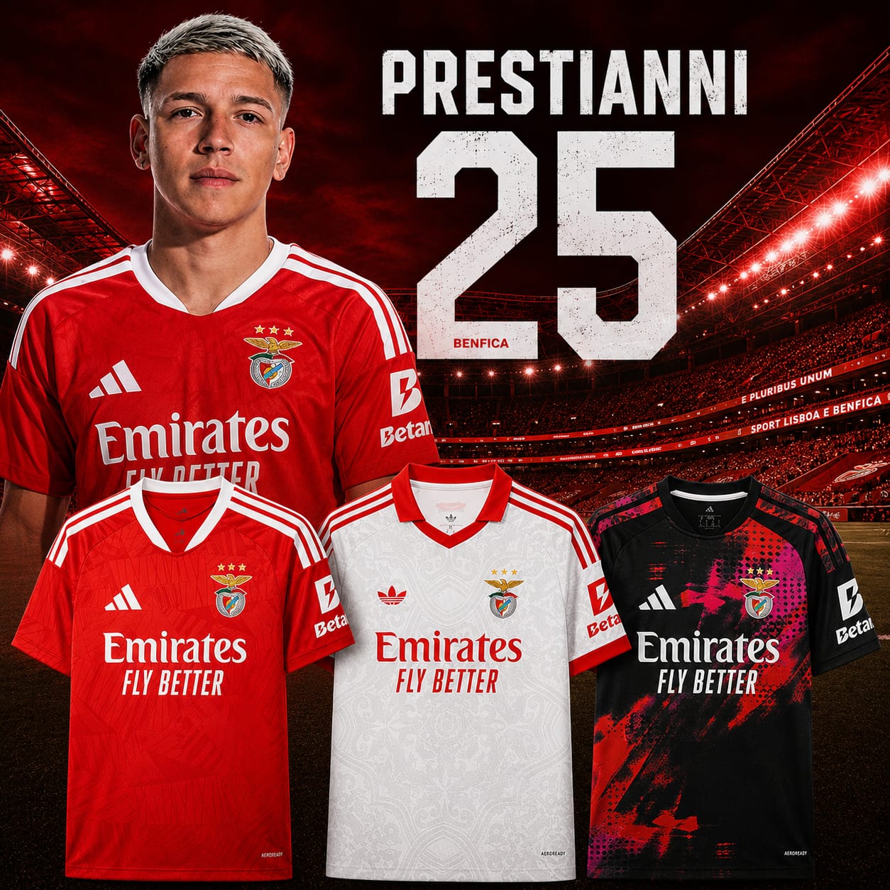 Camisola personalizada PRESTIANNI 25 - LER DESCRIÇÃO