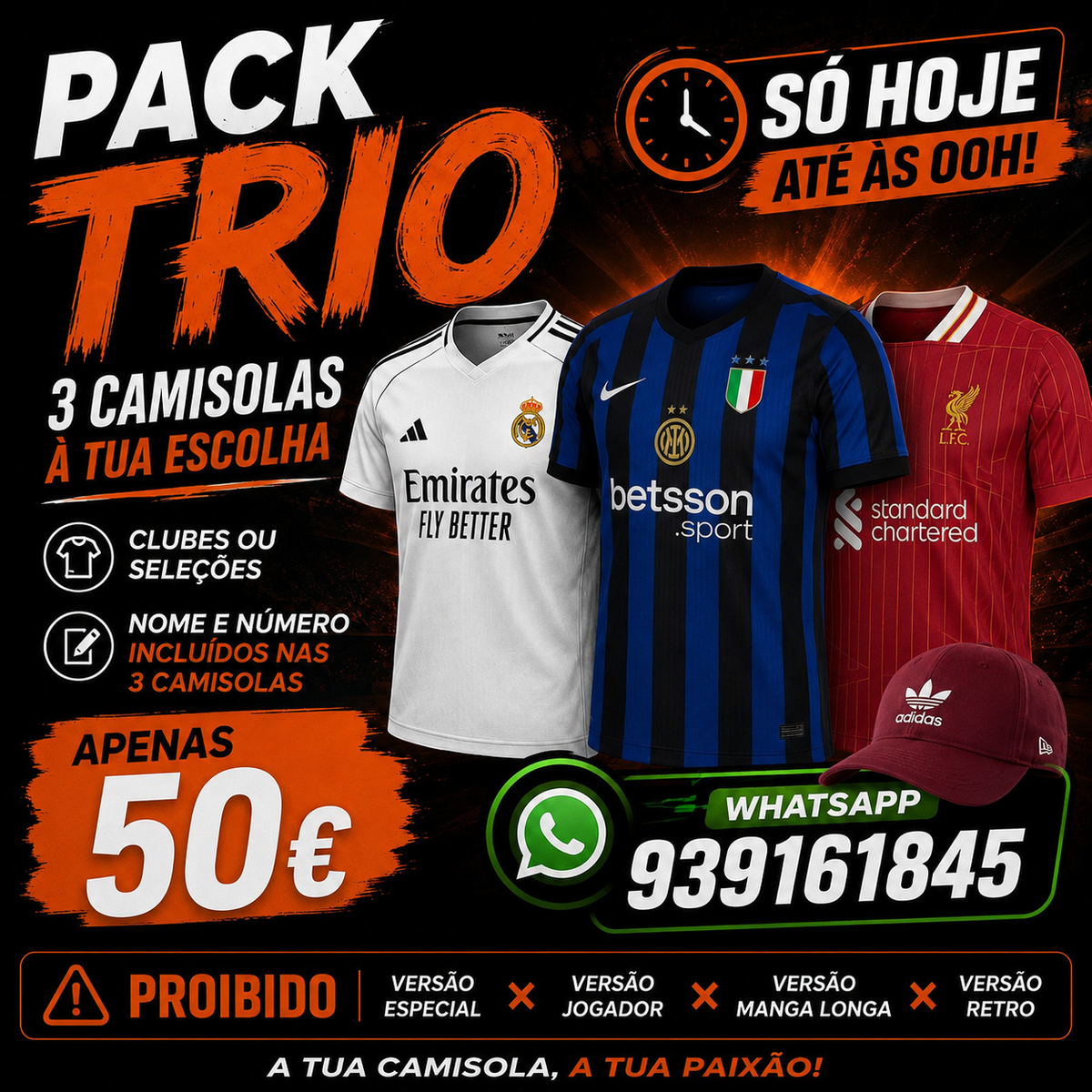 Pack Trio = 50€ - LER DESCRIÇÃO
