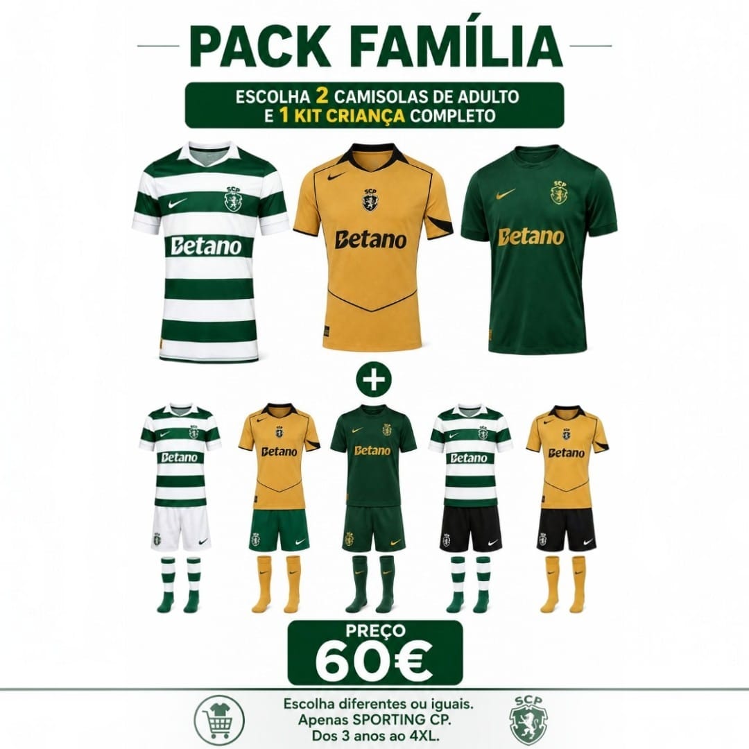 Pack Família Sporting CP