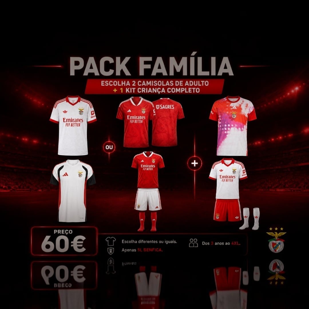 Pack Família SL Benfica