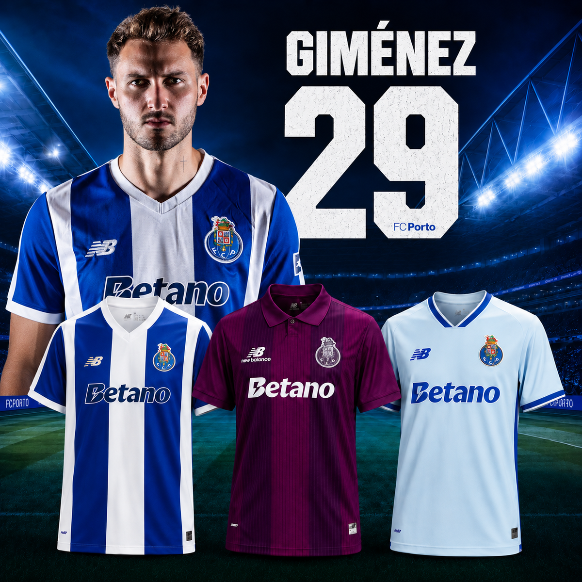 Camisola Personalizada GIMÉNEZ 29 - Ler descrição