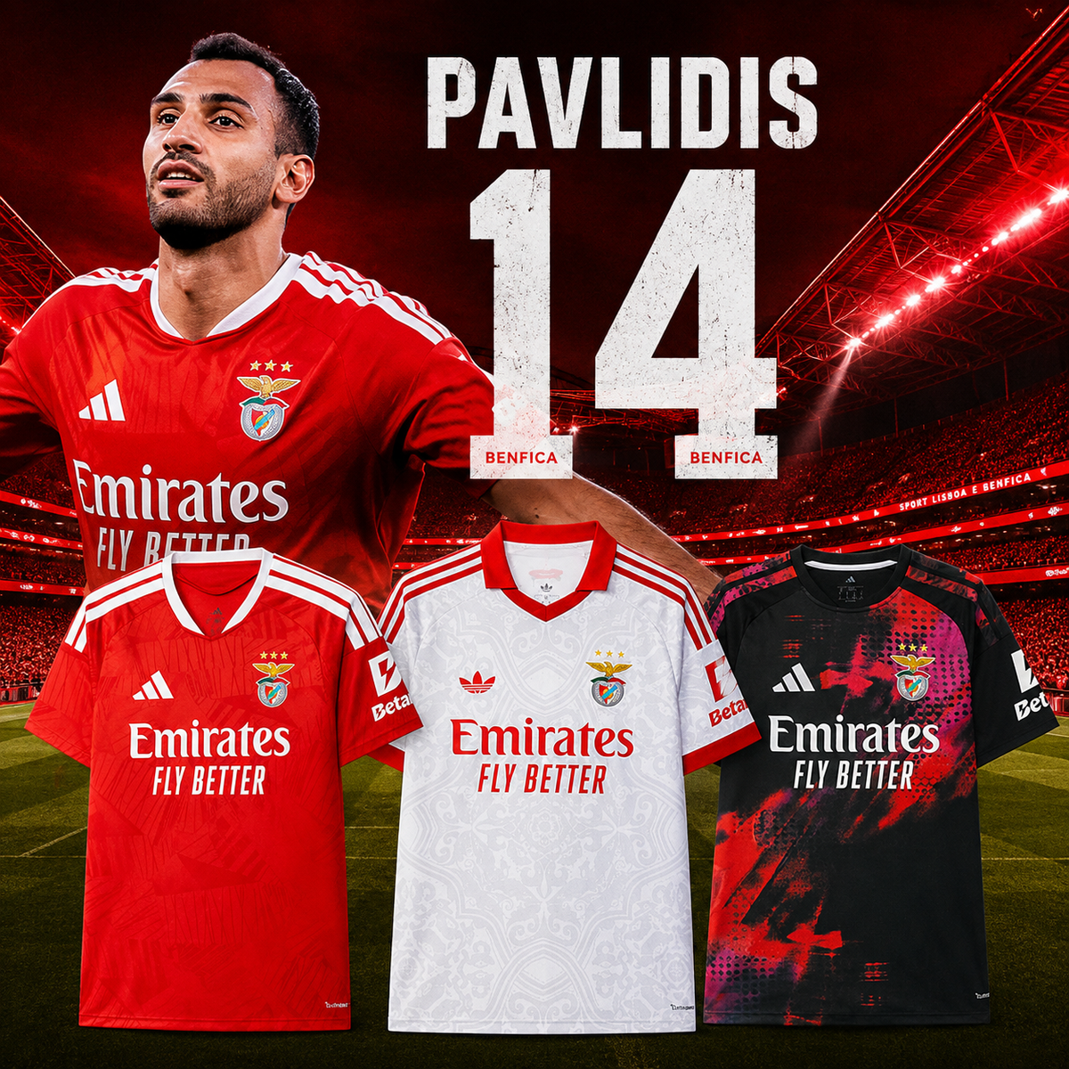 Camisola personalizada PAVLIDIS 14 - LER DESCRIÇÃO