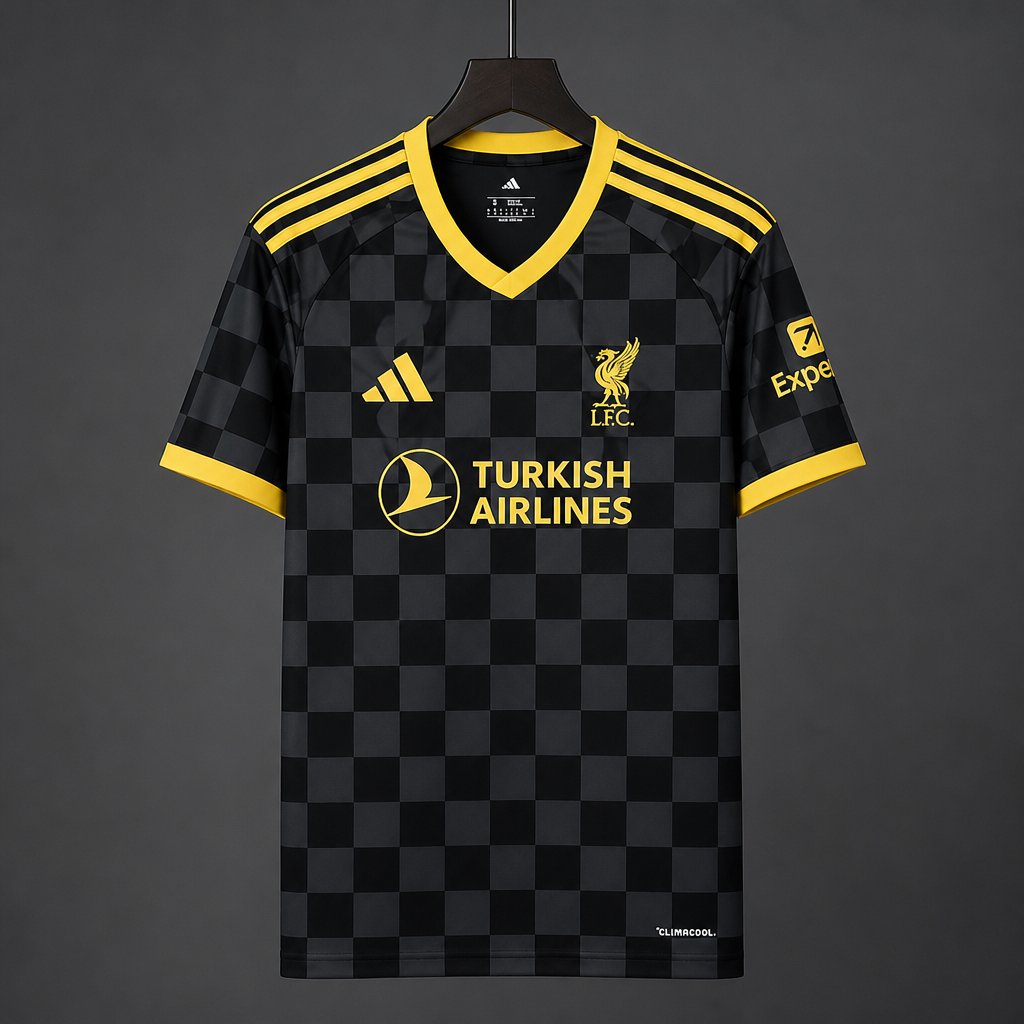 27/28 Liverpool Away Black Jersey