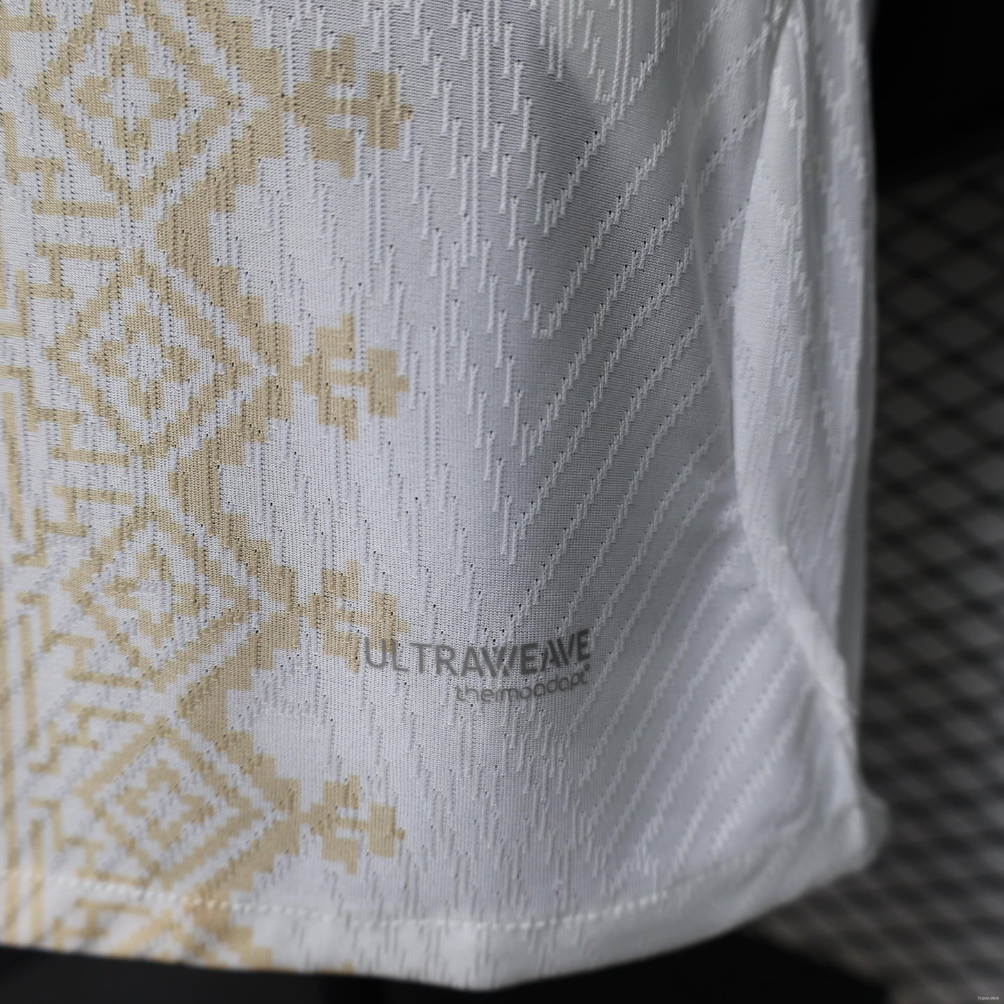Player Version 26/27  Morocco  Away  White & Gold Amazigh Pattern Jersey
