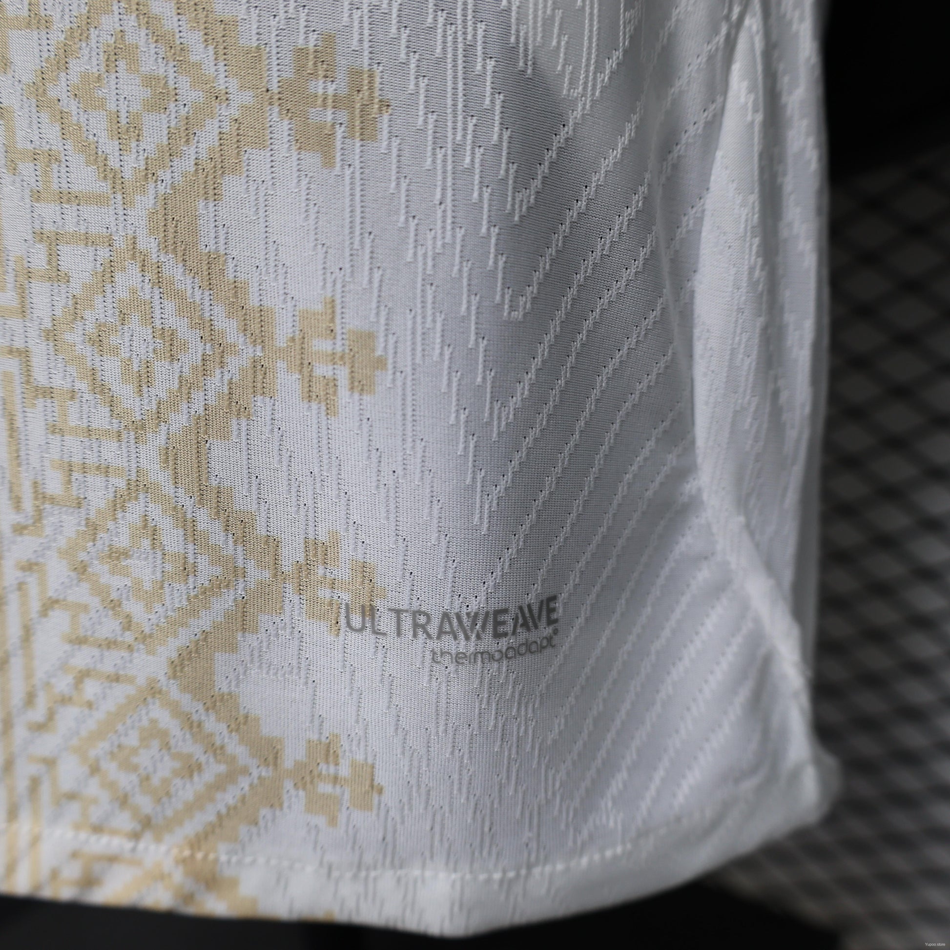 Player Version 26/27  Morocco  Away  White & Gold Amazigh Pattern Jersey